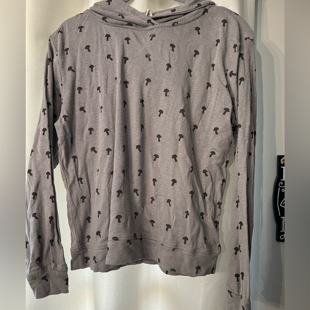 Kate Quinn mushroom pattern long sleeve top